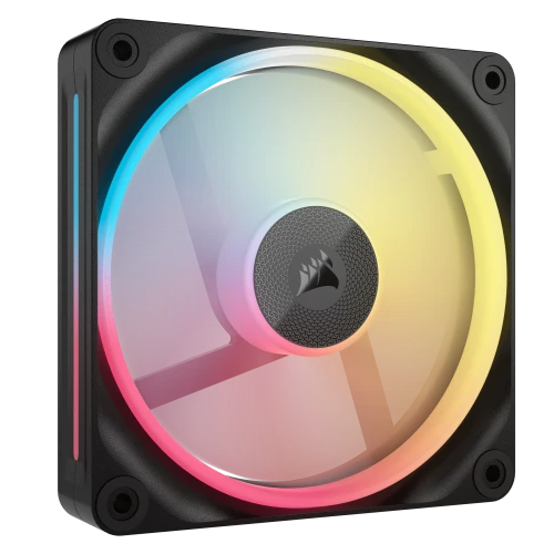 Corsair iCUE LINK LX120-R RGB Carcasa del ordenador Ventilador 12 cm Negro 1 pieza(s) 0840006688686 | P/N: CO-9051049-WW | Ref. Artículo: 1391350
