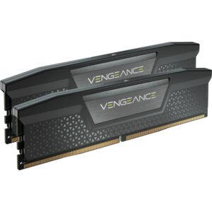DDR5 CORSAIR VENGEANCE 2x 16GB 6000 AMD EXPO CL36 NEGRA 0840006679707 CMK32GX5M2E6000Z36