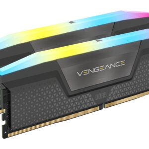 DDR5 CORSAIR VENGEANCE RGB 2x 16GB 6000 AMD/XMP CL30 NEGRA 0840006600107 CMH32GX5M2B6000Z30K