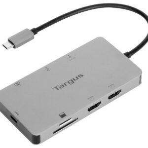 DOCKING STATION TARGUS TIPO C A HDMI 2.0 X2 USB-A X2 PLATA 5051794035124 DOCK423EU