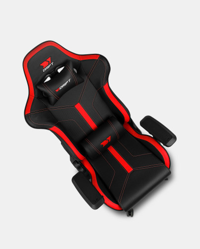 DRIFT DR350 Butaca para jugar Asiento acolchado Negro, Rojo - Imagen 4