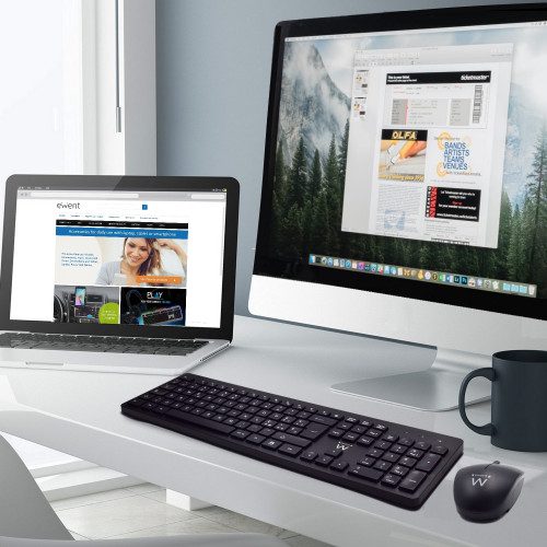 Ewent EW3256 teclado RF inalámbrico QWERTY Español Negro - Imagen 7