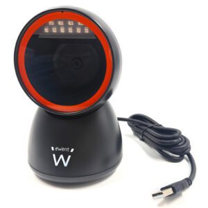 Ewent EW3450 lector de código de barras Lector de códigos de barras fijo 1D/2D CMOS Negro 8052101434194 | P/N: EW3450 | Ref. Artículo: 1394043