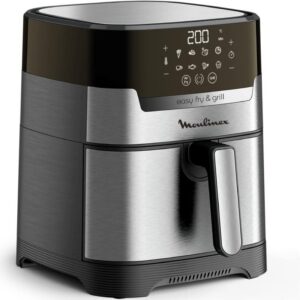 Freidora por Aire / Sin Aceite Moulinex Easy Fry & Grill/ 1550W/ Capacidad 4.2L 3045380021761 EZ505D10 MOU-PAE-FRE EASY FRY GR GY