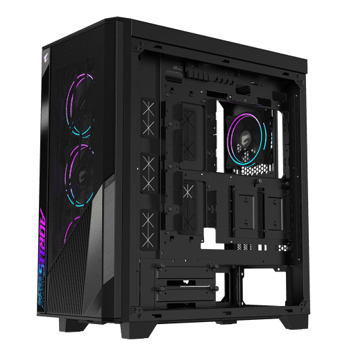 GIGABYTE GB-AC500G ST carcasa de ordenador Midi Tower Negro - Imagen 8
