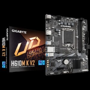 GIGABYTE H610M K V2 Placa base - Procesadores Intel Core 14ª generación