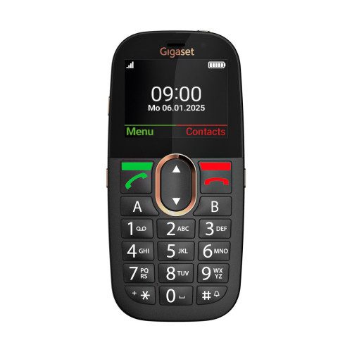 GIGASET MOVIL SENIOR GL695 NEGRO 4G TECLA LLAMADA SOS 4255781906393 | P/N: S30853-H1234-R101 | Ref. Artículo: 1405294