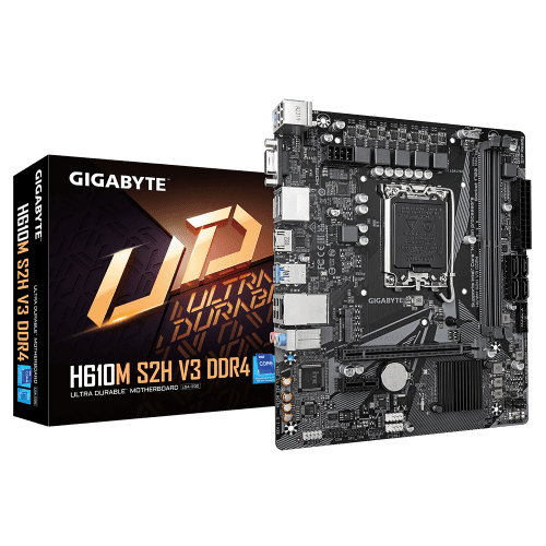 Gigabyte H610M S2H V3 DDR4 placa base Intel H610 Express LGA 1700 micro ATX 4719331859732 | P/N: 9MH61M2H3-00-G10 | Ref. Artículo: 1374637