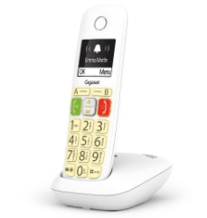 Gigaset E290 Duo Teléfono DECT/analógico Identificador de llamadas Blanco - Imagen 5