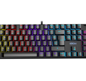 KROM TECLADO GAMING KASIC. MECANICO. TECLAS RETROILUMINADAS RAINBOW. USB 8436587972027 | P/N: NXKROMKASIC | Ref. Artículo: 1351329