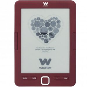 Libro Electrónico Ebook Woxter Scriba 195/ 6"/ Tinta Electrónica/ Rojo 8435089026610 EB26-045 WOX-EBOOK SCRIBA 195 RD