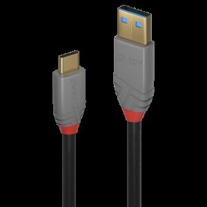 Lindy 36911 cable USB 1 m USB C USB A Negro