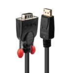 Lindy 41942 adaptador de cable de vídeo 2 m VGA (D-Sub) DisplayPort Negro 4002888419420 | P/N: 41942 | Ref. Artículo: 1407272