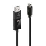Lindy 43341 adaptador de cable de vídeo 1 m USB Tipo C DisplayPort Negro 4002888433419 | P/N: 43341-L | Ref. Artículo: 1408489
