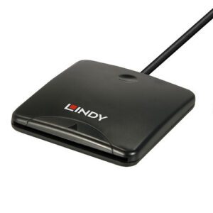 Lindy 43407 lector de tarjeta magnética USB Negro 4002888434072 | P/N: 43407 | Ref. Artículo: 1408460