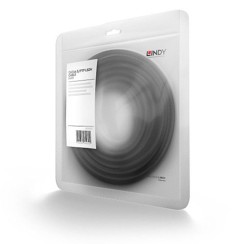 Lindy 47183 cable de red Negro 10 m Cat6a S/FTP (S-STP) - Imagen 2