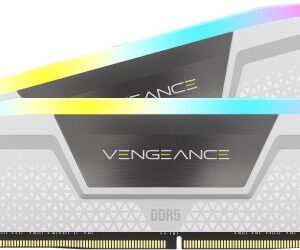 MEMORIA CORSAIR DDR5 32GB 2X16GB PC6000 VENGEANCE RGB BLANCA CMH32GX5M2B6000Z30W 0840440496069 | P/N: CMH32GX5M2B6000Z30W | Ref. Artículo: 1391990