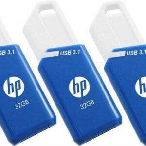 MEMORIA USB 3.1 HP 32GB X755W PACK DE 3 AZUL 4718006451523 P-HPFD755W32X3-GE