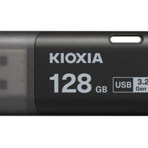 MEMORIA USB 3.2 KIOXIA 128GB U301 HAYABUSA NEGRO 4582563855502 LU301K128GG4
