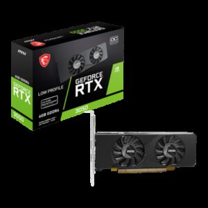 MSI GEFORCE RTX 3050 LP E 6G OC tarjeta gráfica NVIDIA 6 GB GDDR6 4711377265584 | P/N: 912-V812-213 | Ref. Artículo: 1403514