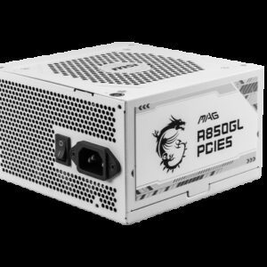 MSI MAG A850GL PCIE5 WHITE unidad de fuente de alimentación 850 W 20+4 pin ATX ATX Blanco 4711377115391 | P/N: 306-7ZP8A24-CE0 | Ref. Artículo: 1378917