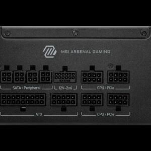 MSI MAG A850GLS PCIE5 unidad de fuente de alimentación 850 W 24-pin ATX ATX Negro 4711377297783 | P/N: 306-7ZP1B31-CE0 | Ref. Artículo: 1400984