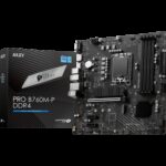 MSI PRO B760M-P DDR4 placa base Intel B760 LGA 1700 micro ATX 4711377030991 | P/N: 911-7E02-006 | Ref. Artículo: 1364776