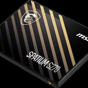MSI SPATIUM S270 SATA 2.5 480GB unidad de estado sólido 2.5" Serial ATA III 3D NAND 4711377001168 | P/N: S78-440E350-P83 | Ref. Artículo: 1378011