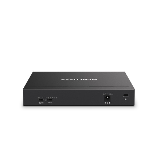Mercusys MS108GP switch Gestionado Gigabit Ethernet (10/100/1000) Energía sobre Ethernet (PoE) Negro - Imagen 3