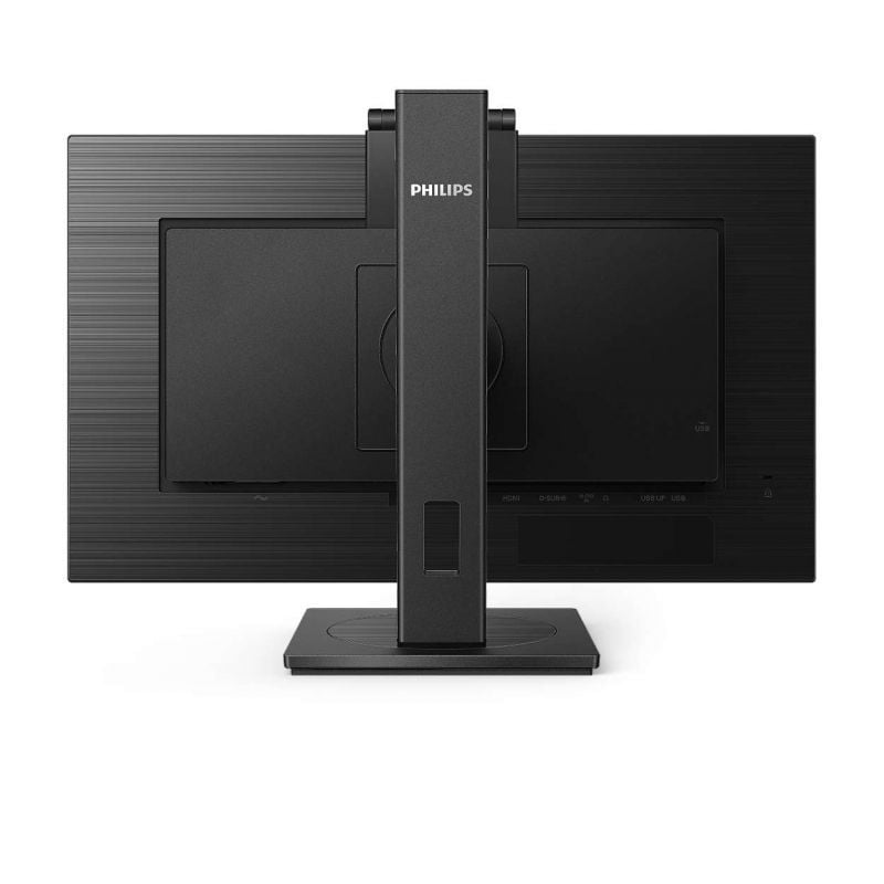 Monitor Profesional Philips 242B1H 23.8"/ Full HD/ Webcam/ Multimedia/ Regulable en altura/ Negro - Imagen 2