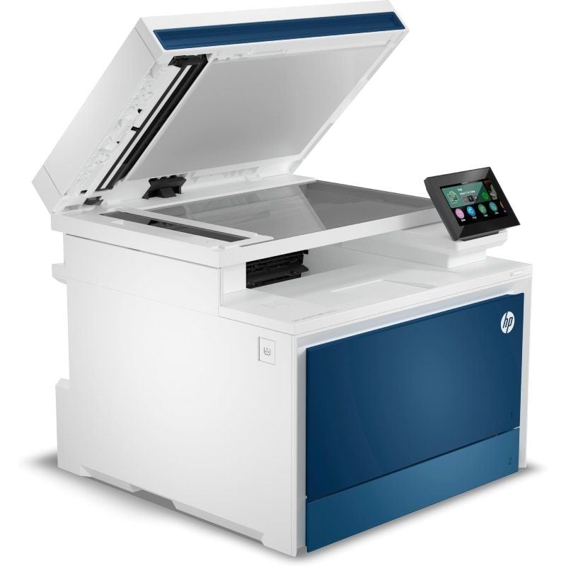 Multifunción Láser Color HP LaserJet Pro 4302fdw/ WiFi/ Fax/ Dúplex/ ADF/ Blanca y Azul - Imagen 5