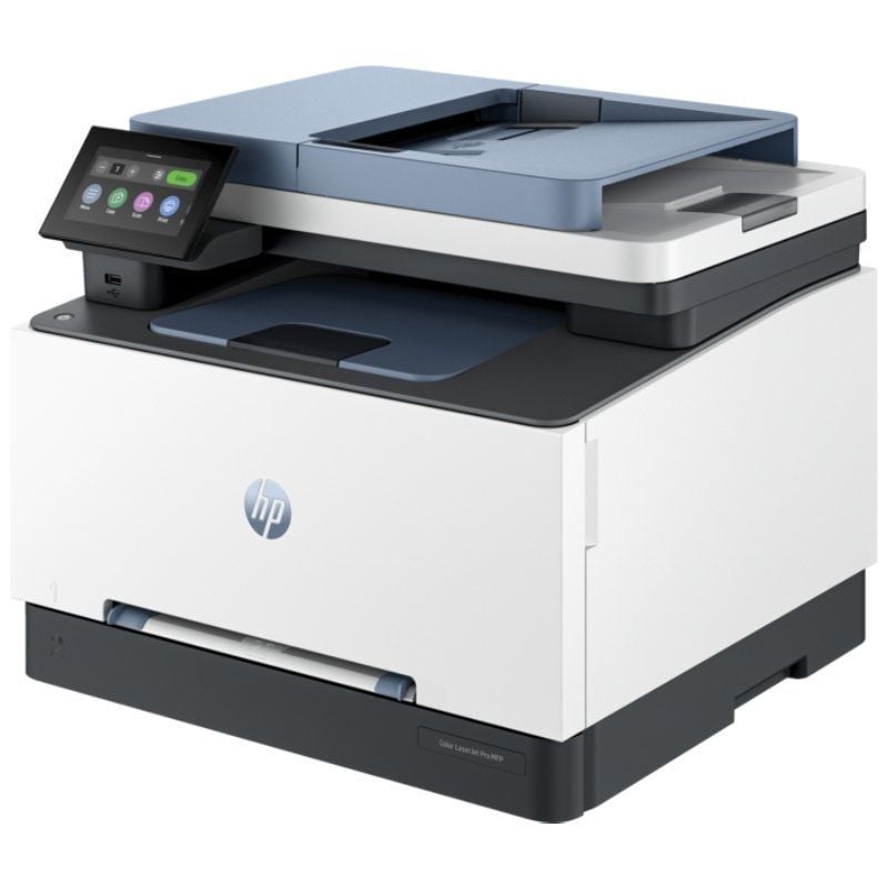Multifunción Láser Color HP Laserjet Pro MFP 3302FDW WiFi/ Fax/ Dúplex/ ADF/ Blanca y Azul - Imagen 2