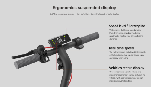 NAVEE V40 PATINETE ELECTRICO - Imagen 4