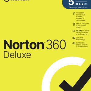 NORTON 360 DELUXE 50GB ES 1 USER 5 DEVICE 12MO 5397231019389 21433201