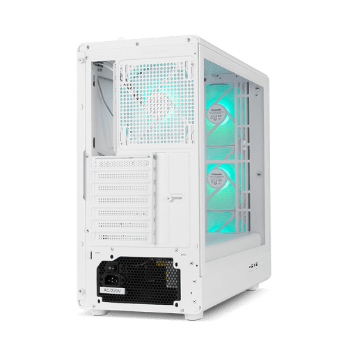 NOX Hummer NXHUMMERAEROWH carcasa de ordenador Midi Tower Blanco - Imagen 7