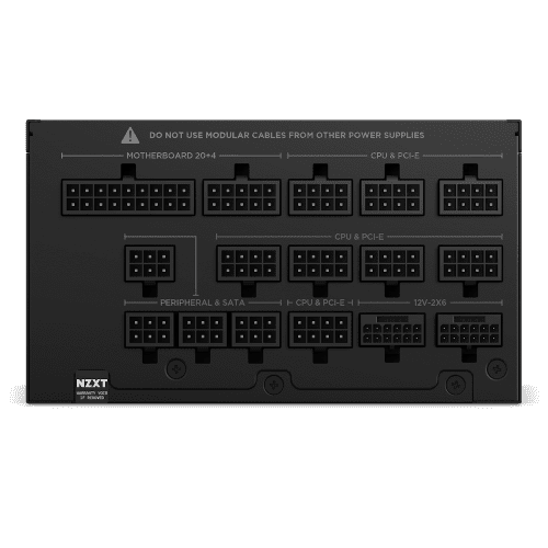 NZXT C1500 unidad de fuente de alimentación 1500 W 24-pin ATX ATX Negro - Imagen 4