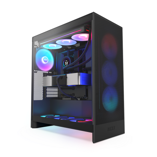NZXT H7 Flow RGB Midi Tower Negro 5056547205526 | P/N: CM-H72FB-R1 | Ref. Artículo: 1382132