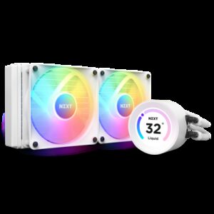 NZXT Kraken Elite 240 RGB Procesador Sistema de refrigeración líquida todo en uno 12 cm Blanco 1 pieza(s) 5056547202242 | P/N: RL-KR24E-W1 | Ref. Artículo: 1382155