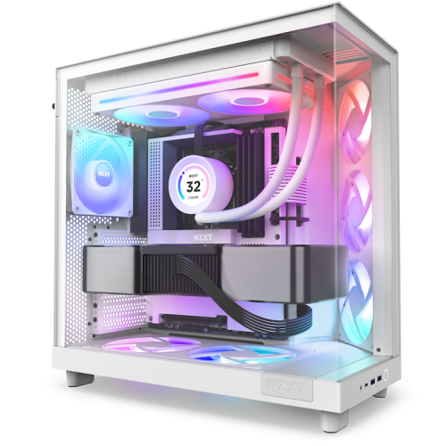 NZXT RF-U28HF-W1 sistema de refrigeración para ordenador Carcasa del ordenador Ventilador Blanco 1 pieza(s) - Imagen 5