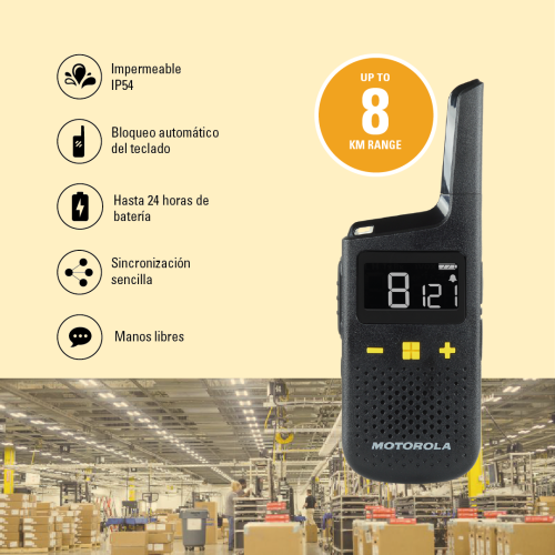 PACK 2 WALKIE TALKIE XT185 MOTOROLA 59XT185PACK - Imagen 12