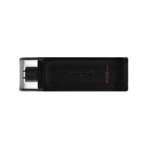 PENDRIVE KINGSTON 256GB USB-C 3.2 DT70 NEGRO 740617331233 P/N: DT70/256GB | Ref. Artículo: DT70/256GB