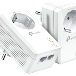 POWERLINE TP-LINK AV1000 KIT 2 UDS 2 PTOS GIGA CON ENCHUFE 6935364052577 TL-PA7027P KIT