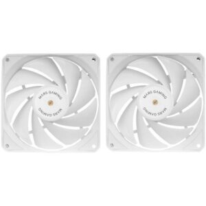 Pack 2 Ventiladores Mars Gaming MF-NCLX2/ 12cm 8435693106579 MFNCLX2W TAC-REF MF-NCLX2 WH