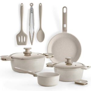 Pack Batería de Cocina Monix Denmark/ Cazo Ø16cm/ Sarten Ø24cm/ Cacerolas Ø20 - 24cm/ Aluminio Fundido/ Apta para Inducción 8435092434235 M689902 MON-BATERIA M689902