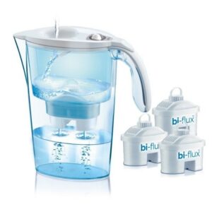 Pack Jarra Filtrante Laica Stream Line/ 2.3L/ Blanca/ Jarra + 3 Filtros BI-FLUX 8013240706894 J9047W2 LAI-PAE-JARRA STRE BL 3 FILT