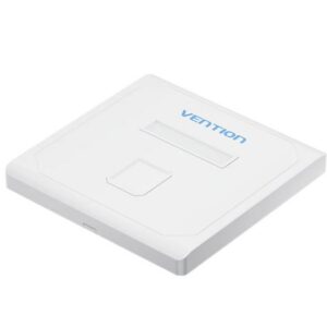 Placa de Pared Keystock Vention IFDW0/ 1 Puertos RJ45 6922794781023 IFDW0 VEN-PLUG IFDW0