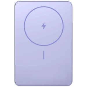 Powerbank 5000mAh Xiaomi Super Slim Magnetic Power Bank 5000/ Wireless/ Púrpura/ Incluye Cable USB Tipo-C 6932554473853  XIA-BAT SP SL MAG PB 5000PUR