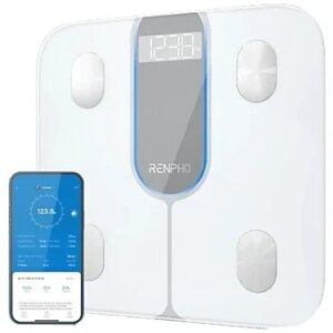 RENPHO ELIS 1C - SMART BODY SCALE - BLE - 3AAA - 11X11X1INCH / 28X28X2.5CM - WHITE 4897122208386 | P/N: PEU-R-A033-W | Ref. Artículo: 1400900