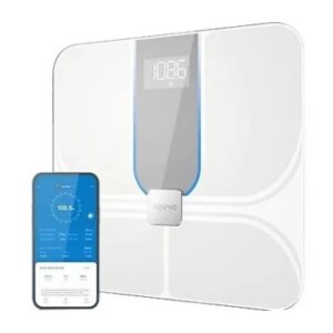 RENPHO ELIS ASPIRE C - SMART WIFI BODY SCALE - ITO - 3AAA - 11X11X1IN/28X28X2.5CM - WHITE 4897122201011 | P/N: PEU-R-A032 | Ref. Artículo: 1400902
