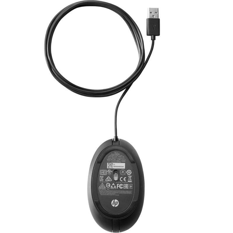 Ratón HP 320M/ Hasta 1200 DPI/ Negro - Imagen 3